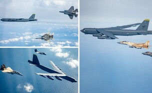 המטוסים בפעולה (צילום: דובר צה"ל)