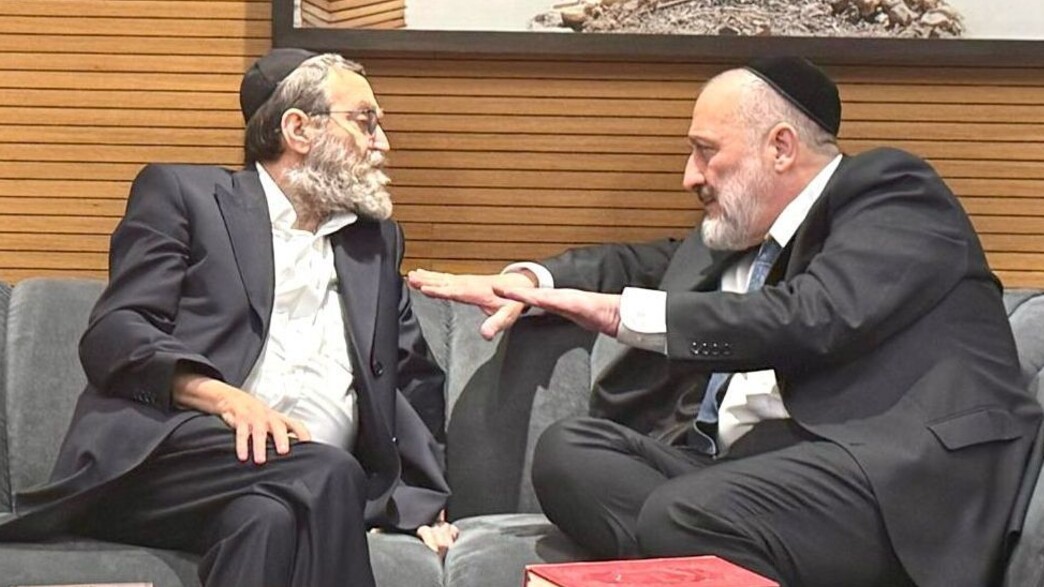 יו"ר ש"ס אריה דרעי ויו"ר דגל התורה משה גפני