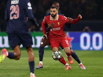 סלאח לא היה במשחק (GETTY)