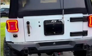 לוחית הרישוי החשמלית על רכב