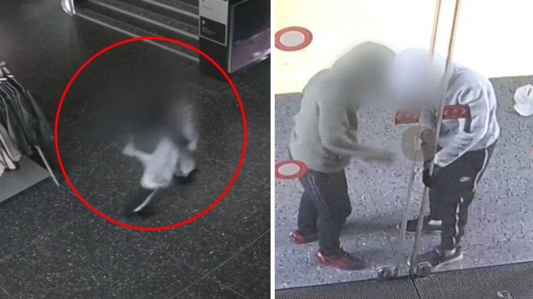 תיעוד הפריצה לחנות תיעוד הפריצה לחנות