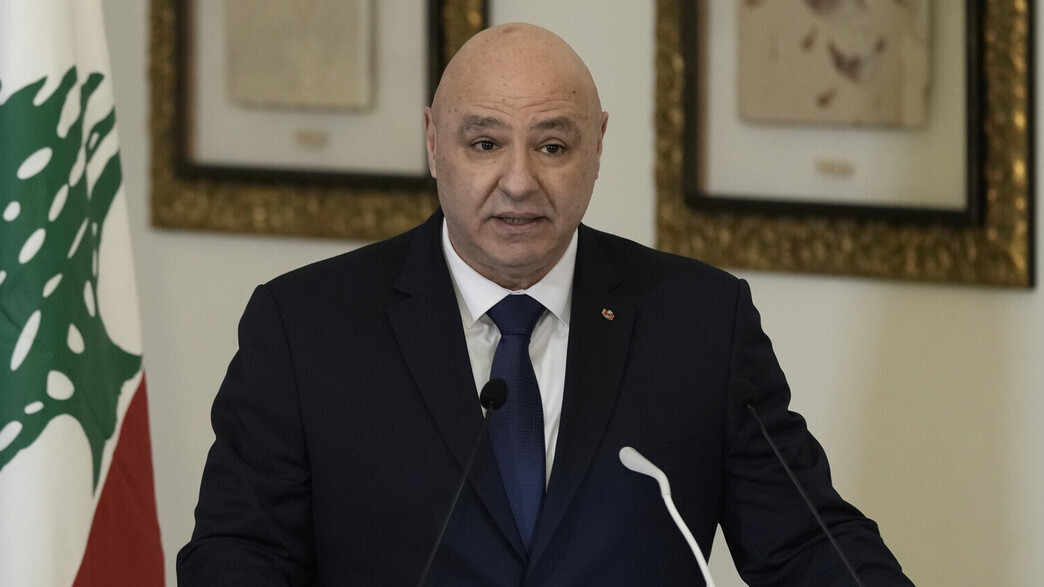 נשיא לבנון ז'וזף עאון