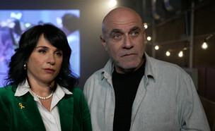 רותם אבוהב, דביר בנדק (צילום: מתוך "לילה טוב עם גיא פינס", קשת 12)