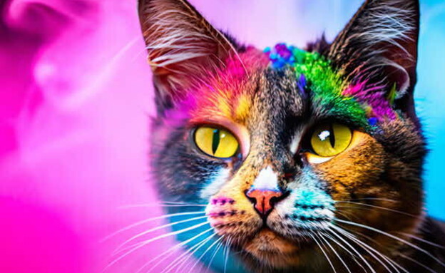 חתול שנוצר על ידי תוכנת בינה מלאכותית של אנבידיה חתול שנוצר על ידי תוכנת בינה מלאכותית של אנבידיה