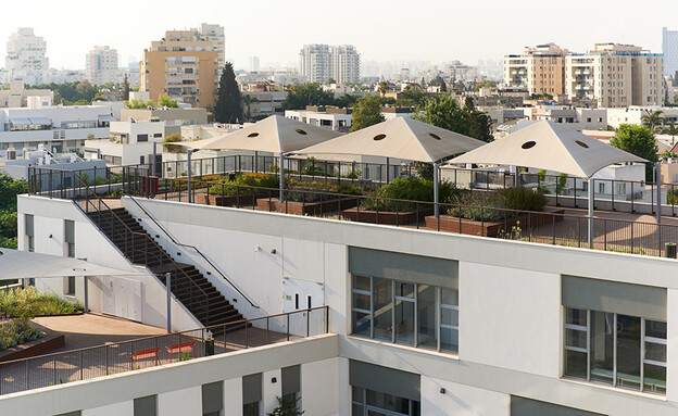 בתי ספר מראה חדש בית ספר שמיר (צילום: לקנר אדריכלים)