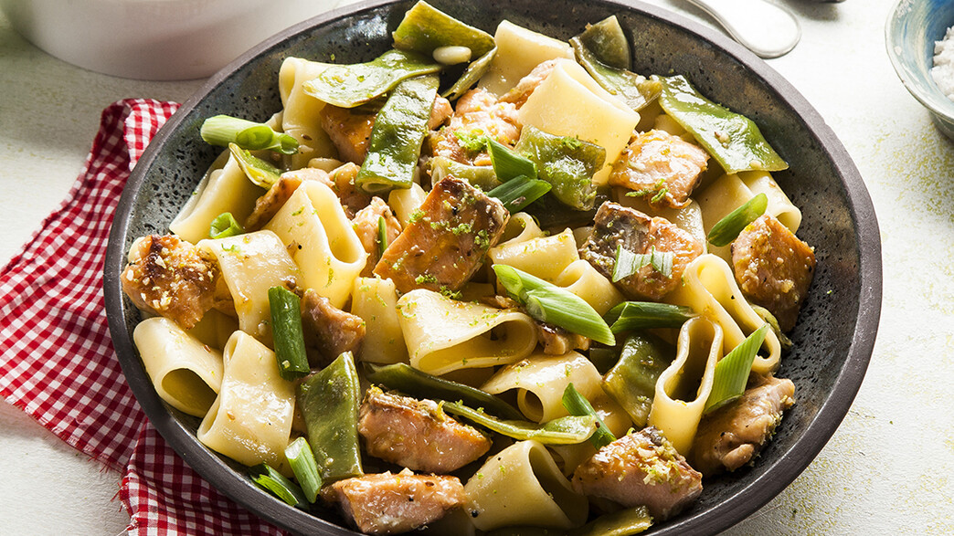 פסטה עם סלמון 