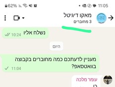 כמה מחוברים בוואטסאפ (צילום: whatsapp)