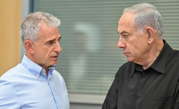 ראש הממשלה בנימין נתניהו וראש המוסד דדי ברנע (צילום: קובי גדעון , לע