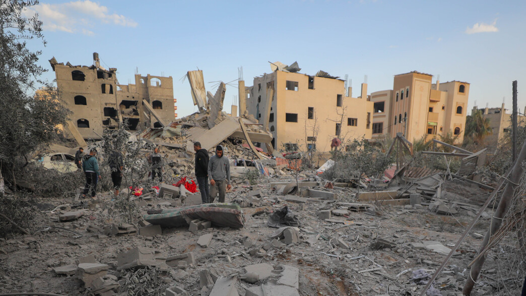 הרס בעיר עזה לאחר גל תקיפות נרחב ברצועה