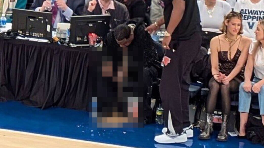 טרייסי מורגן במשחק הניו יורק ניקס טרייסי מורגן במשחק הניו יורק ניקס