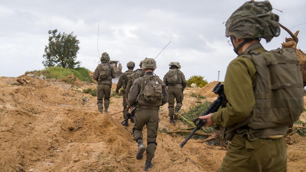כוח ברצועה (צילום: דובר צה"ל)