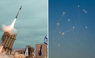 יירוטים, כיפת ברזל (צילום: אייל מרגולין פלאש, 90, משרד הביטחון)