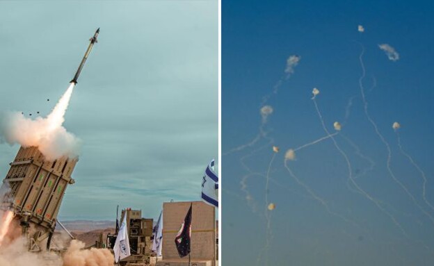 יירוטים, כיפת ברזל (צילום: אייל מרגולין פלאש, 90, משרד הביטחון)