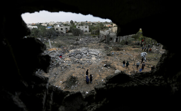 הרס ברצועת עזה (צילום: reuters)