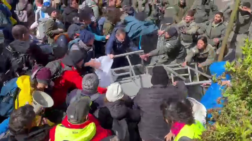 עימותים בין מפגינים למשטרה בירושלים