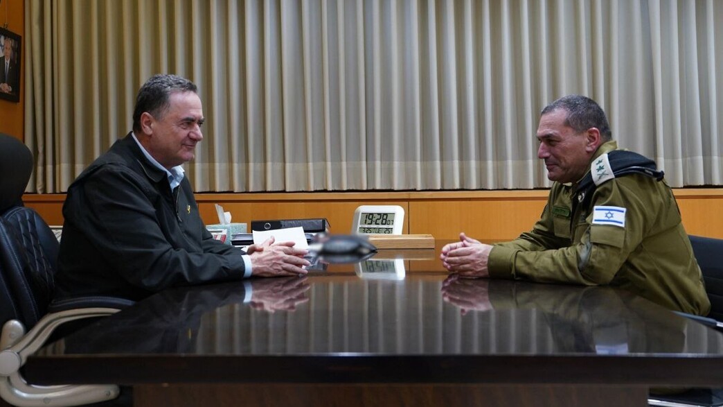 הרמטכ"ל אייל זמיר ושר הביטחון ישראל כ"ץ הרמטכ"ל אייל זמיר ושר הביטחון ישראל כ"ץ