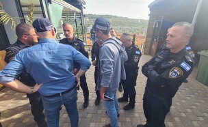 זירת הרצח בחוות הסוסים