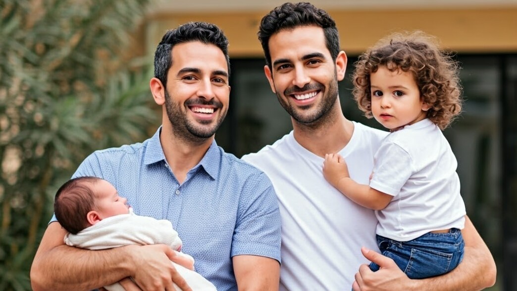 אילוסטרציה, משפחה גאה (צילום: AI, shutterstock)