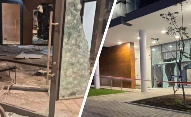 זירת זריקת הרימון בתל אביב