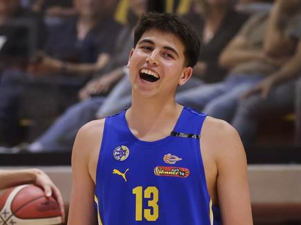 גם הוא רשם זמן על הפרקט. אורן סהר (מאור אלקסלסי)