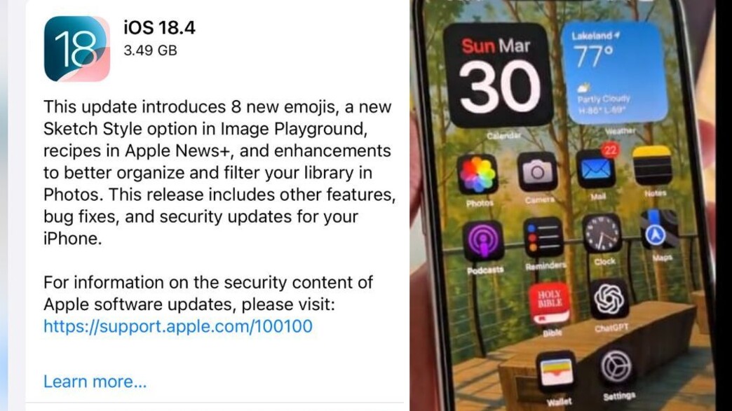 iOS 18.4