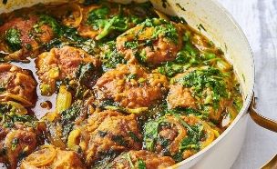 קציצות עוף ברוטב לימון ופלפל חריף (צילום: נמרוד סונדרס, יחסי ציבור)