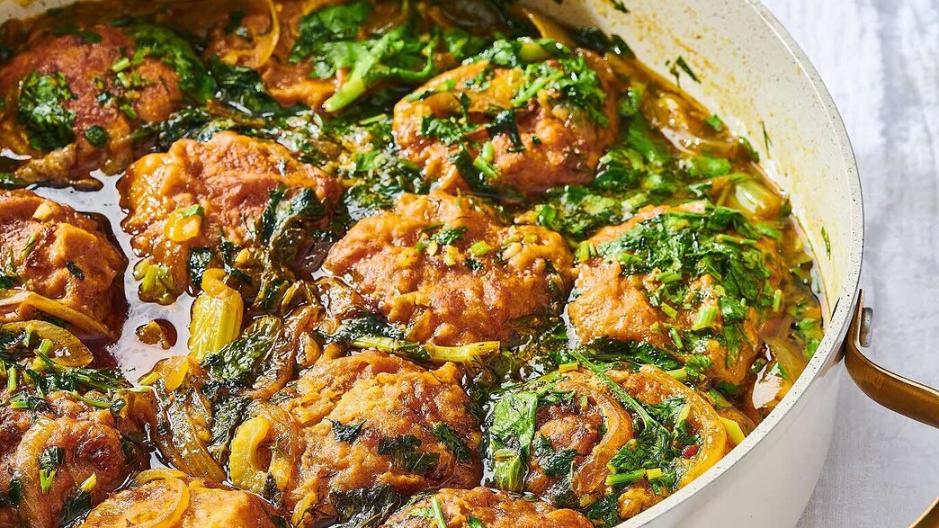 קציצות עוף ברוטב לימון ופלפל חריף