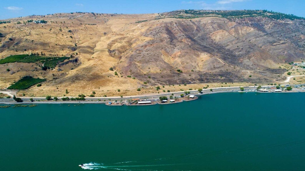 עיר כנרת טבריה צילום מרחפן