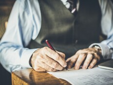 איש זקן, צוואה