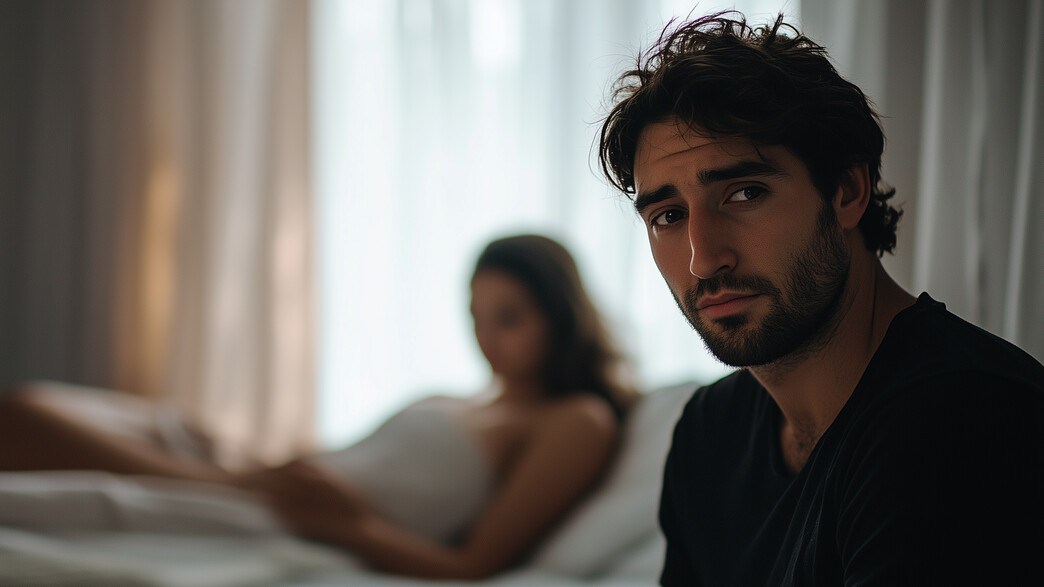 גבר מחזיק טלפון ומסתכל למצלמה גבר מחזיק טלפון ומסתכל למצלמה