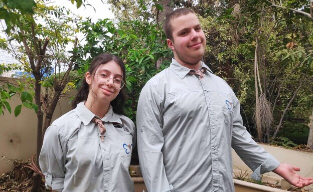 התאומים יערה ונעם דורנבוש - חניכי "כנפיים של קרמבו"