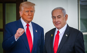 פגישת דונאלד טראמפ ובנימין נתניהו בבית הלבן  (צילום: לירי אגמי, פלאש 90)