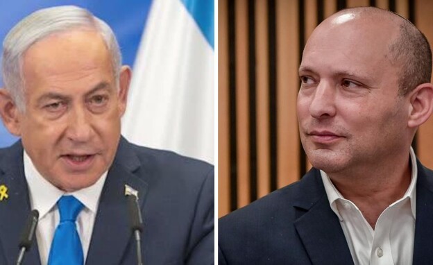 נפתלי בנט ובנימין נתניהו (צילום: פלאש 90)
