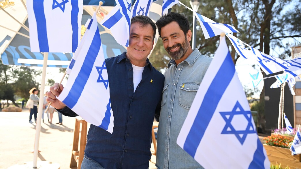 יהודה לוי ודני קושמרו (צילום: ערן לוי)