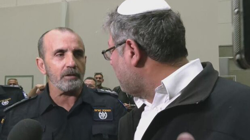 בן גביר והמפכ"ל דני לוי בן גביר והמפכ"ל דני לוי