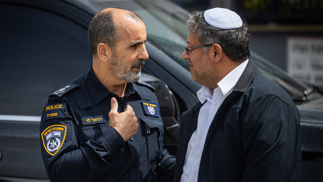 השר לביטחון לאומי איתמר בן גביר והמפכ"ל דני לוי