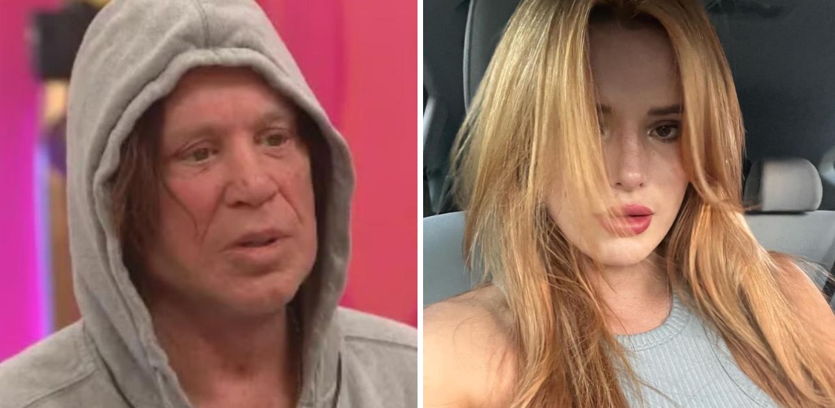 מיקי רורק ובלה ת'ורן מיקי רורק ובלה ת'ורן