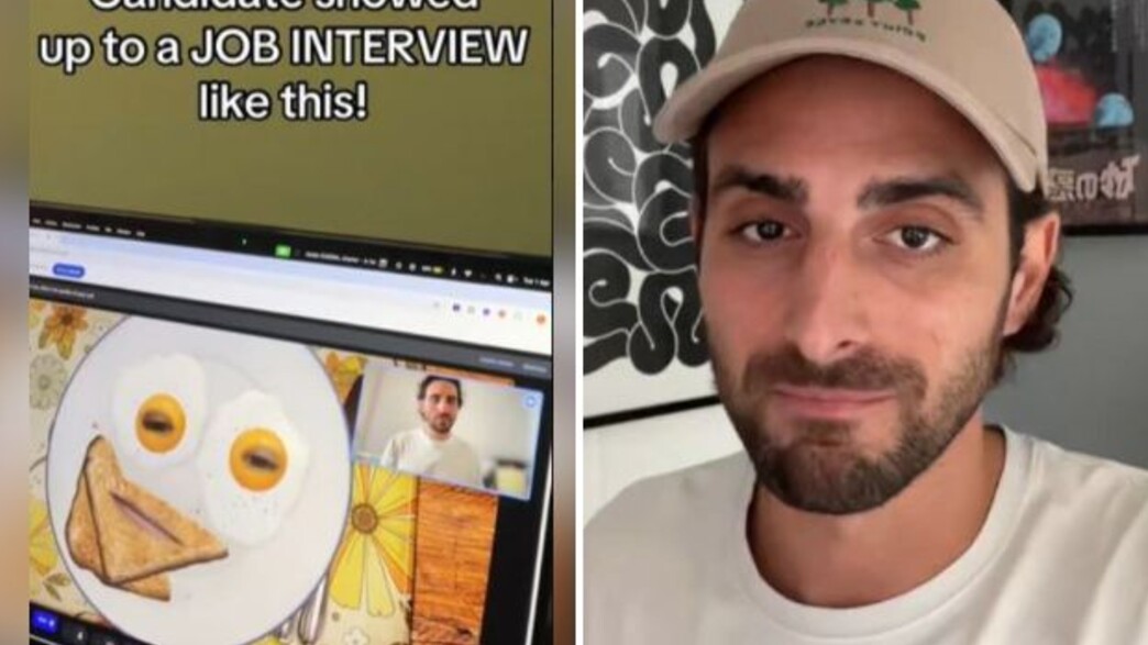 ככה המועמדת עלתה לראיון עבודה (צילום: tiktok)