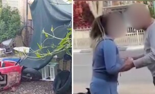 ונדליזם בבית של האב ובנו החשודים בתקיפת אישה וכלב