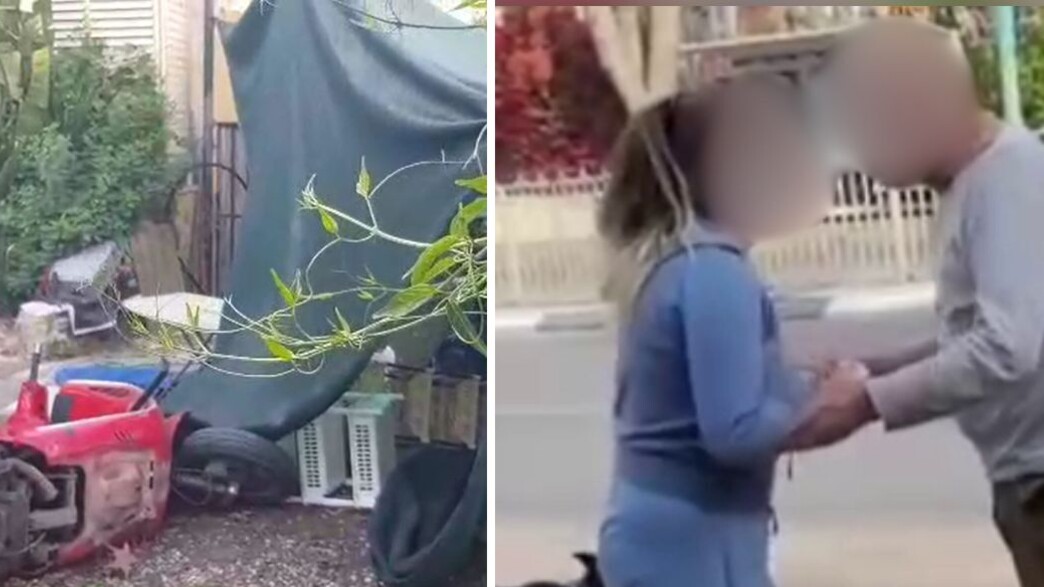 ונדליזם בבית של האב ובנו החשודים בתקיפת אישה וכלב