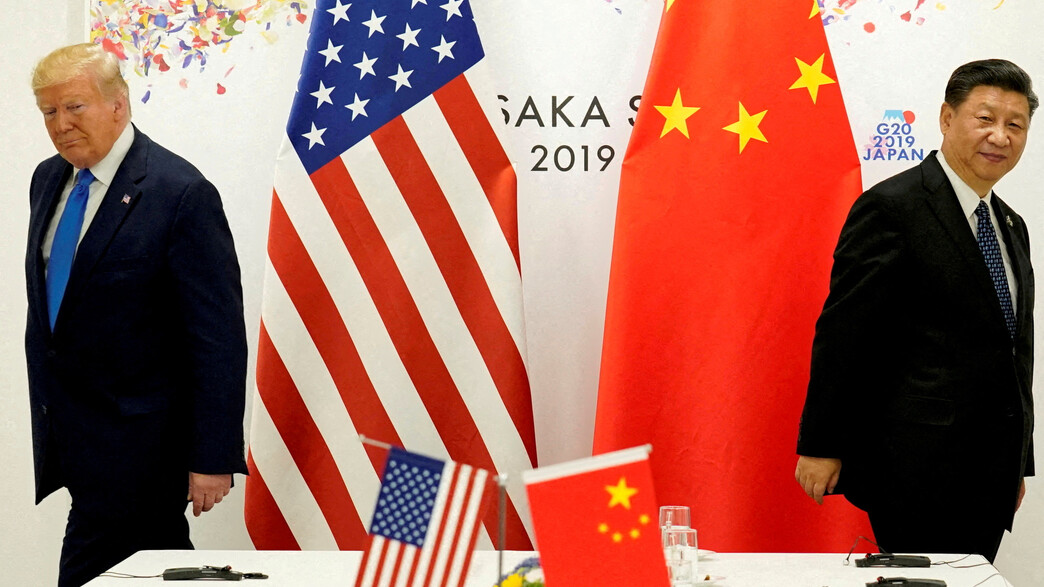 נשיא סין שי ג'ינפינג ונשיא ארה"ב דונלד טראמפ נשיא סין שי ג'ינפינג ונשיא ארה"ב דונלד טראמפ