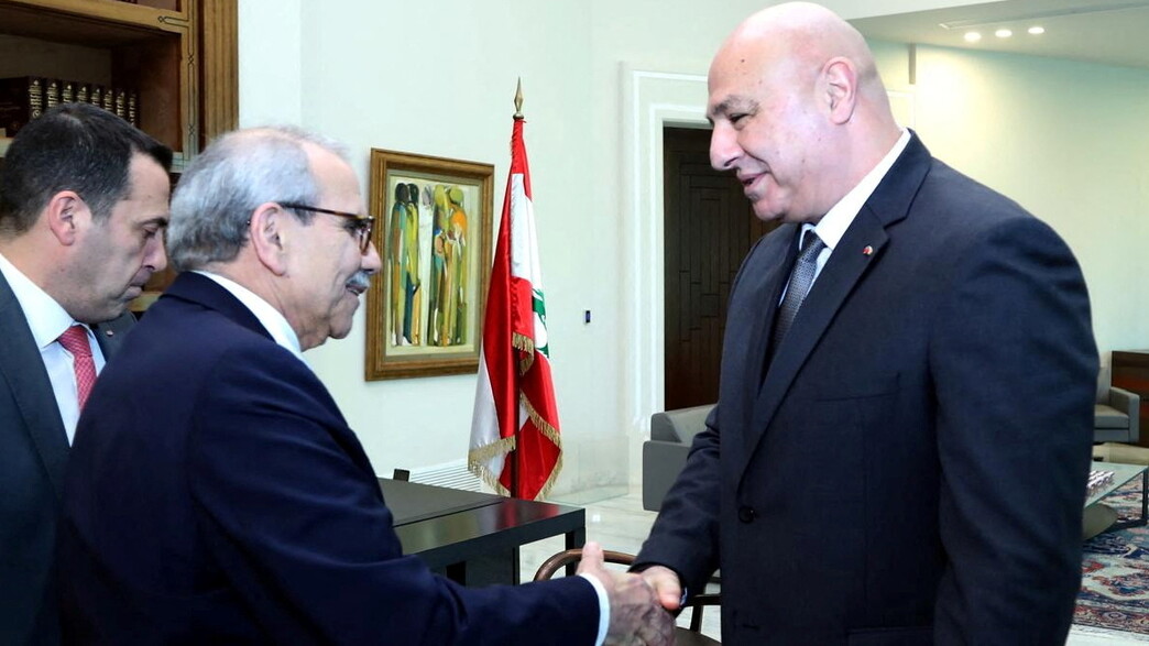 ז'וזף עאון, וראש ממשלת לבנון נוואף סלאם ז'וזף עאון, וראש ממשלת לבנון נוואף סלאם