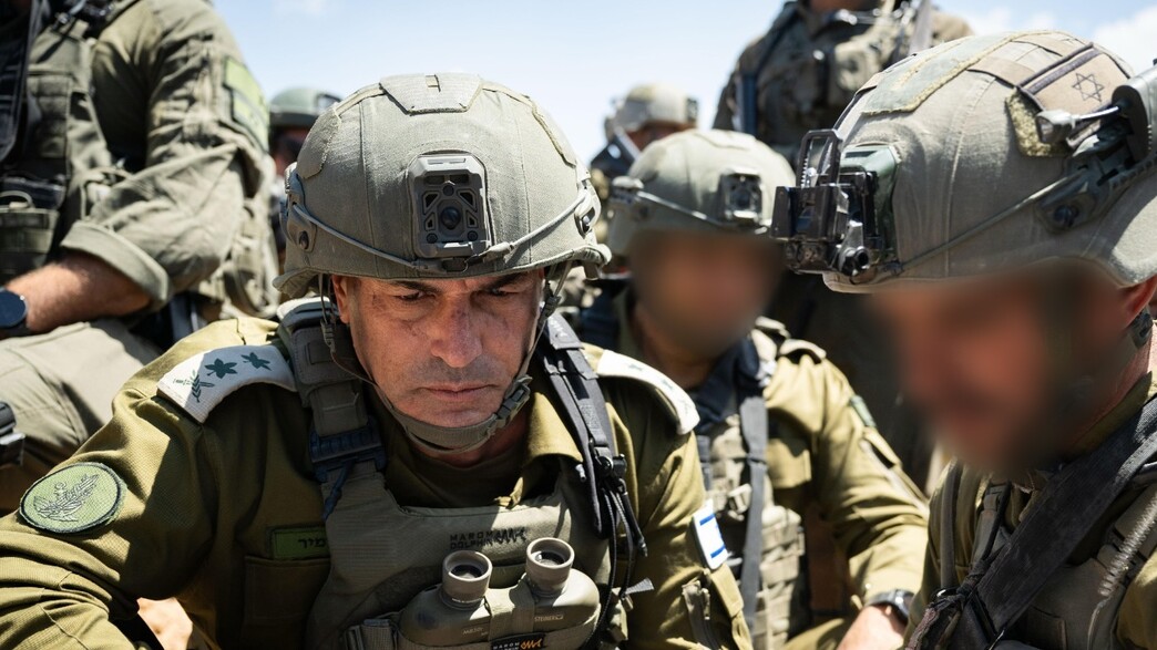 הרמטכ״ל, רב-אלוף אייל זמיר ברצועת עזה (צילום: דובר צה"ל)