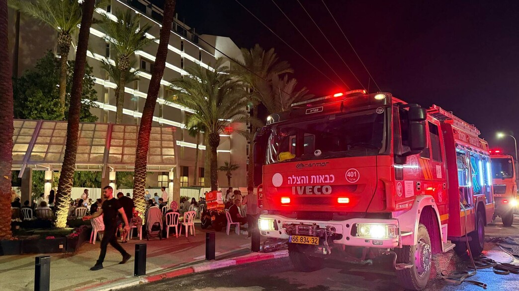 שריפה במלון המלך שלמה בטבריה שריפה במלון המלך שלמה בטבריה