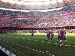 (חשבון הטוויטר של ברצלונה) (צילום: ספורט 5)