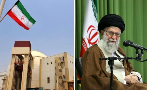 חמינאי, כור איראני (צילום: IIPA via Getty Images, Iranian Leader's Press Office - Handout/Anadolu Agency/Getty Images)