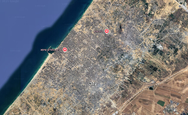 התיעוד המעודכן (צילום: google earth) התיעוד המעודכן (צילום: google earth)