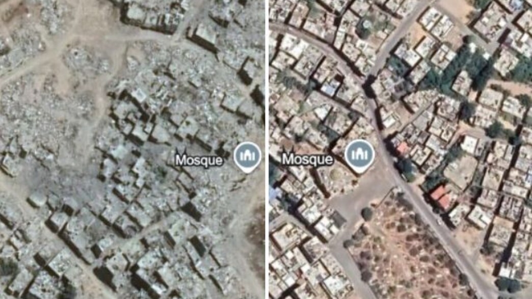 התיעוד המעודכן (צילום: google earth)