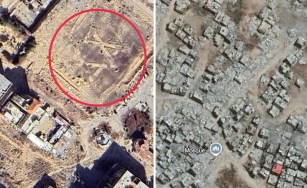 התיעוד המעודכן (צילום: google earth) התיעוד המעודכן (צילום: google earth)
