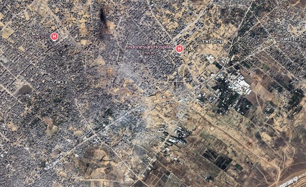 התיעוד המעודכן (צילום: google earth) התיעוד המעודכן (צילום: google earth)